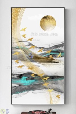 Tải file tranh gốc File tranh hiện đại HD1014 chất lượng cao