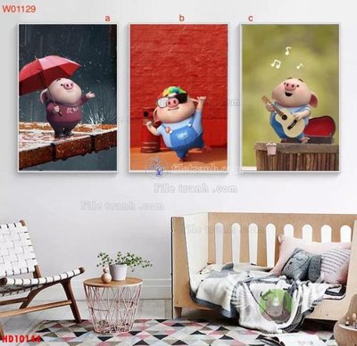 File tranh gốc File tranh bộ hiện đại HD10144 chủ đề hiện đại