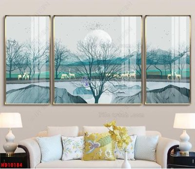 File tranh File tranh bộ hiện đại HD10184 (ảnh gốc) độ nét vượt trội