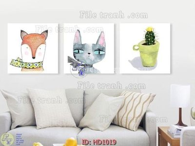 File in mica File tranh hiện đại HD1019 (bản gốc) siêu trong