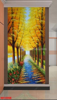 File in lụa File tranh bộ hiện đại HD10208 (hoa văn) File tranh bộ hiện đại HD10208