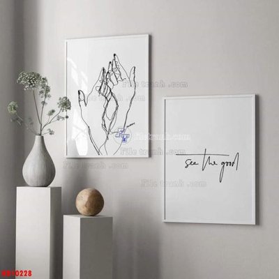 File gốc File tranh bộ hiện đại HD10228 (phong cách) châu Âu