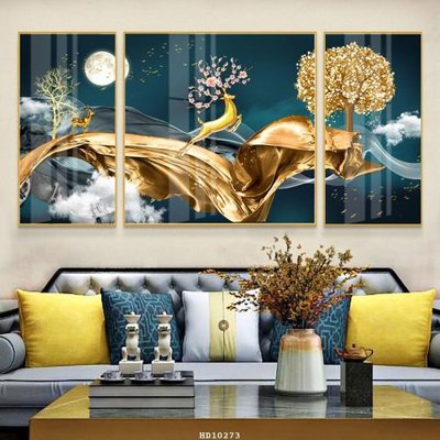 File tranh File tranh hiện đại pha lê gương HD10273 (bản gốc) trang trí văn phòng