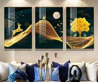 File gốc in mica File tranh hiện đại pha lê gương HD10276 chất lượng