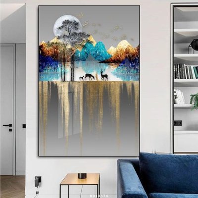 File gốc File tranh hiện đại pha lê gương HD10374 (chuẩn màu) cho in offset