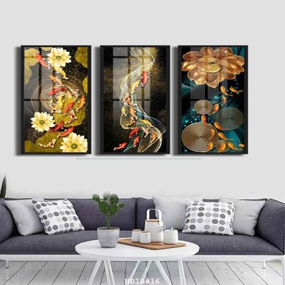 File gốc File tranh hiện đại pha lê gương HD10416 (in tráng gương) ốp tường