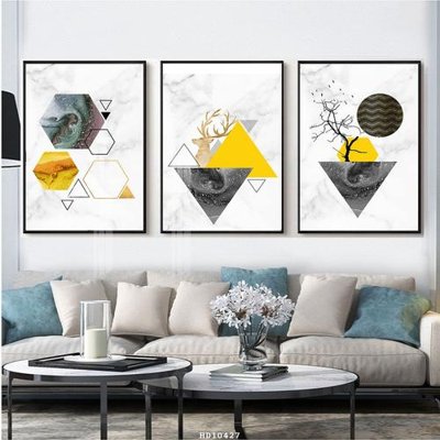 File in trần File tranh hiện đại pha lê gương HD10427 (bản gốc) đại dương