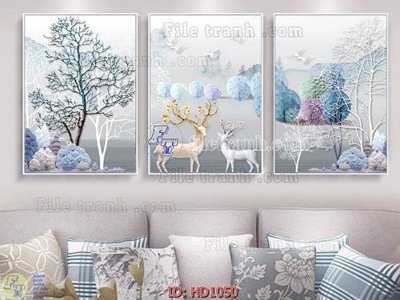 File tranh File tranh hiện đại HD1050 (ảnh gốc) chi tiết rõ ràng