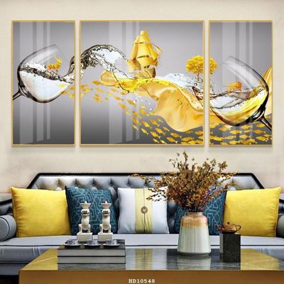 Download file gốc File tranh treo hiện đại HD10548 (in lụa) hoa lá