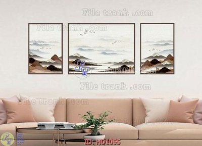 File gốc File tranh hiện đại HD1055 (phong cách) châu Âu