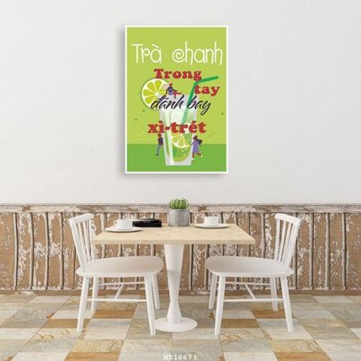 Ảnh gốc File tranh treo hiện đại HD10671 (nét căng) in mica