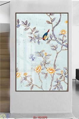 File in trần File tranh hiện đại HD1070 (bản gốc) mây trời