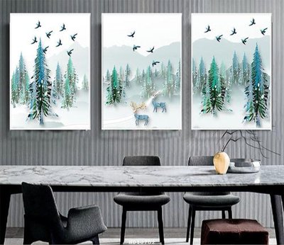 File tranh File tranh treo hiện đại HD10702 (gốc) chủ đề động vật