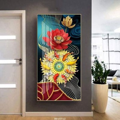 Tải file File tranh treo hiện đại HD10712 (gốc) in tranh tráng gương