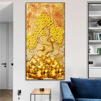 File gốc File tranh treo hiện đại HD10765 (in lụa) trang trí tường