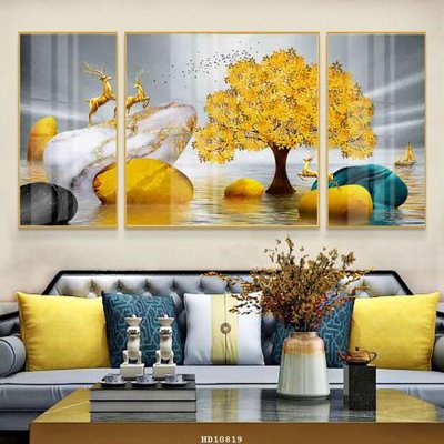 File in trần File tranh treo hiện đại HD10819 (bản gốc) phong cảnh