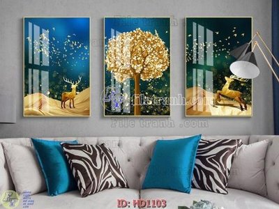 File in trần File tranh hiện đại HD1103 (bản gốc) bầu trời