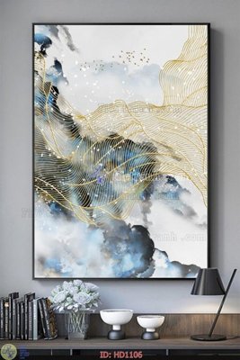 File gốc File tranh hiện đại HD1106 (in lụa) cao cấp