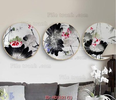 Download file gốc File tranh hiện đại HD1121 (in mica) trong suốt