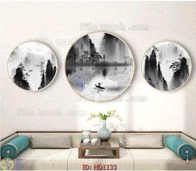 File gốc in ấn File tranh hiện đại HD1133 (sẵn sàng tải về)