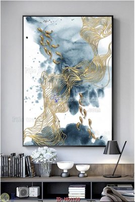 File PSD File tranh hiện đại HD1139 (gốc) tách lớp chi tiết