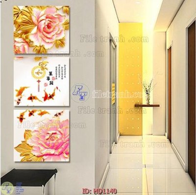 File tranh in trần 3D File tranh hiện đại HD1140 (ảnh gốc)