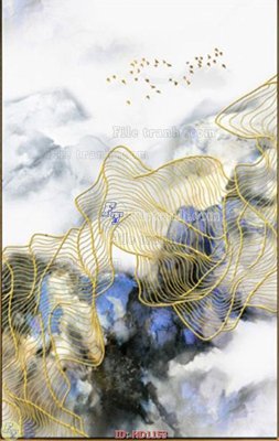 File PSD File tranh hiện đại HD1153 (nguyên bản) cho thiết kế