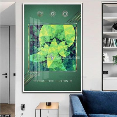 File tranh gốc in trần nhà File tranh hiện đại pha lê gương HD12044 3D