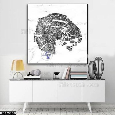 File tranh File tranh hiện đại pha lê gương HD12060 (file gốc) chuẩn màu in