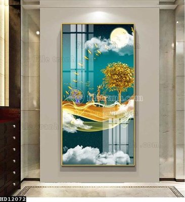 Tải file gốc File tranh hiện đại pha lê gương HD12072 dùng cho in ấn
