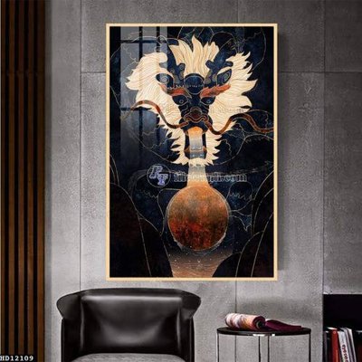 Download file gốc File tranh hiện đại pha lê gương HD12109 (in mica) trong suốt