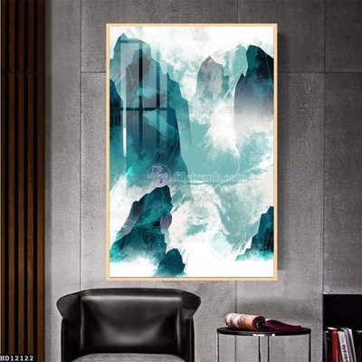 File ảnh File tranh hiện đại pha lê gương HD12122 (gốc) in biển hiệu