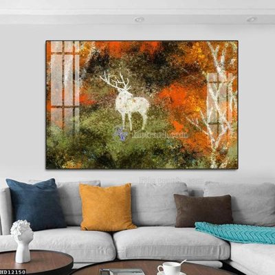 File in ấn File tranh hiện đại pha lê gương HD12150 (bản gốc) chất lượng cao