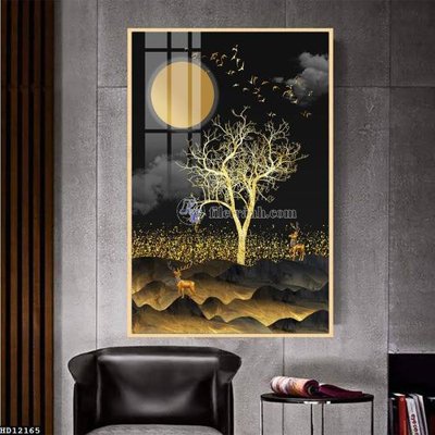 File gốc File tranh hiện đại pha lê gương HD12165 (chủ đề hiện đại) trang trí