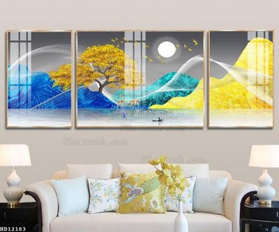 Tải file gốc File tranh hiện đại pha lê gương HD12183 (in khổ lớn) không mờ