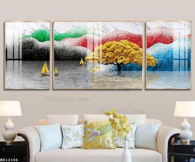 Tải file tranh File tranh hiện đại pha lê gương HD12186 (gốc) tại Filetranh.com