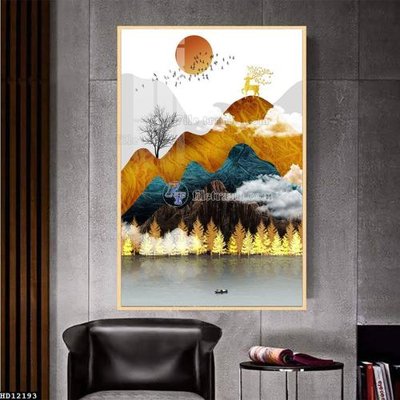 File gốc File tranh hiện đại pha lê gương HD12193 (cho in 3D) độc đáo