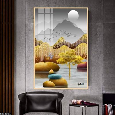 Download file File tranh hiện đại pha lê gương HD12221 (chuẩn in) chất lượng cao