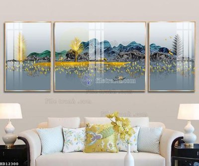 Tải file File tranh hiện đại pha lê gương HD12300 (gốc) in tranh tráng gương