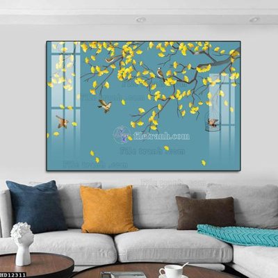 Tải file gốc File tranh hiện đại pha lê gương HD12311 (bản PSD) gốc