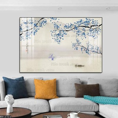 File ảnh File tranh hiện đại pha lê gương HD12322 (gốc) in poster