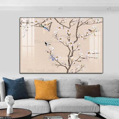 File PSD in ấn File tranh hiện đại pha lê gương HD12326 (chất lượng cao)