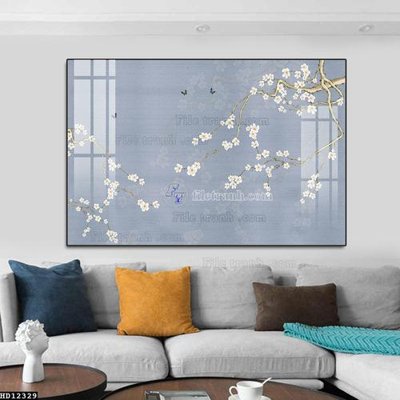 File gốc File tranh hiện đại pha lê gương HD12329 (ảnh chi tiết) để in trần