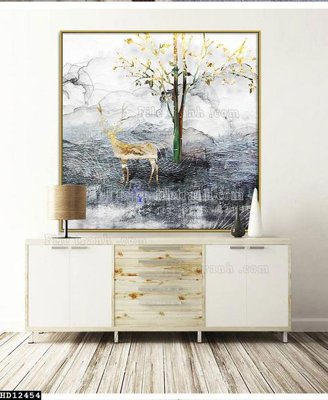 File gốc File tranh hiện đại pha lê gương HD12454 (phong cách) tối giản