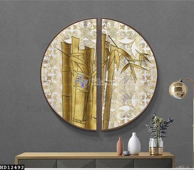 File gốc File tranh hiện đại pha lê gương HD12492 (in mica) trang trí