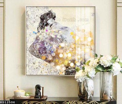 Tải file File tranh hiện đại pha lê gương HD12506 (PSD) cho in tranh 3D