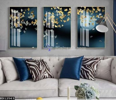 Hình ảnh gốc File tranh hiện đại pha lê gương HD12563 (để in khổ lớn)