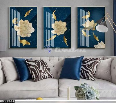 Ảnh gốc File tranh hiện đại pha lê gương HD12564 (nét căng) in mica