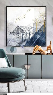 Download file tranh File tranh hiện đại pha lê gương HD12601 (file gốc PSD)