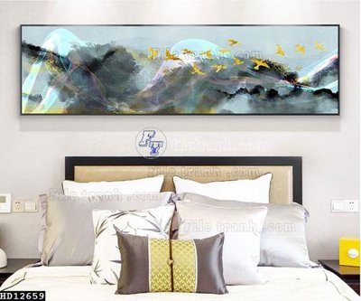 Download file File tranh hiện đại pha lê gương HD12659 (gốc) in mica đèn LED